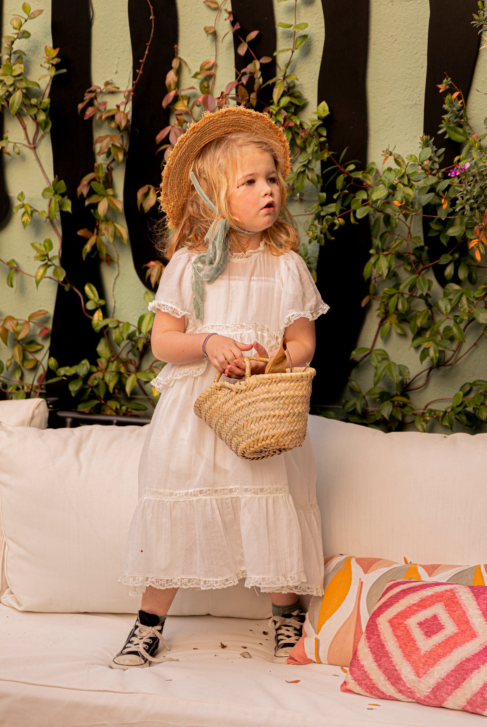 Traje de arras muselina blanco Kanon de Cosmosophie