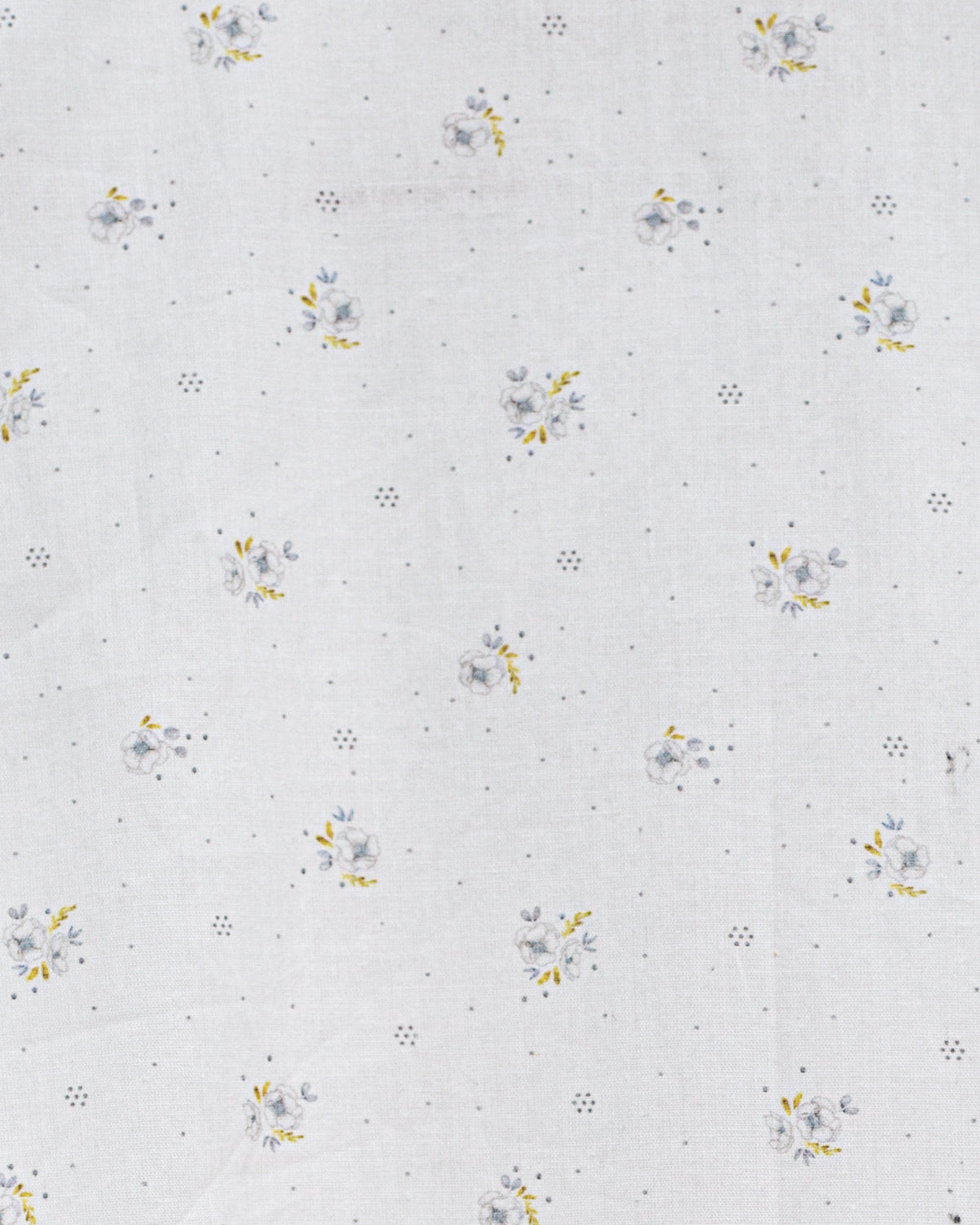 Vestido para niña de invitada con lazos en el pecho. Blanco con flores. Cosmosophie