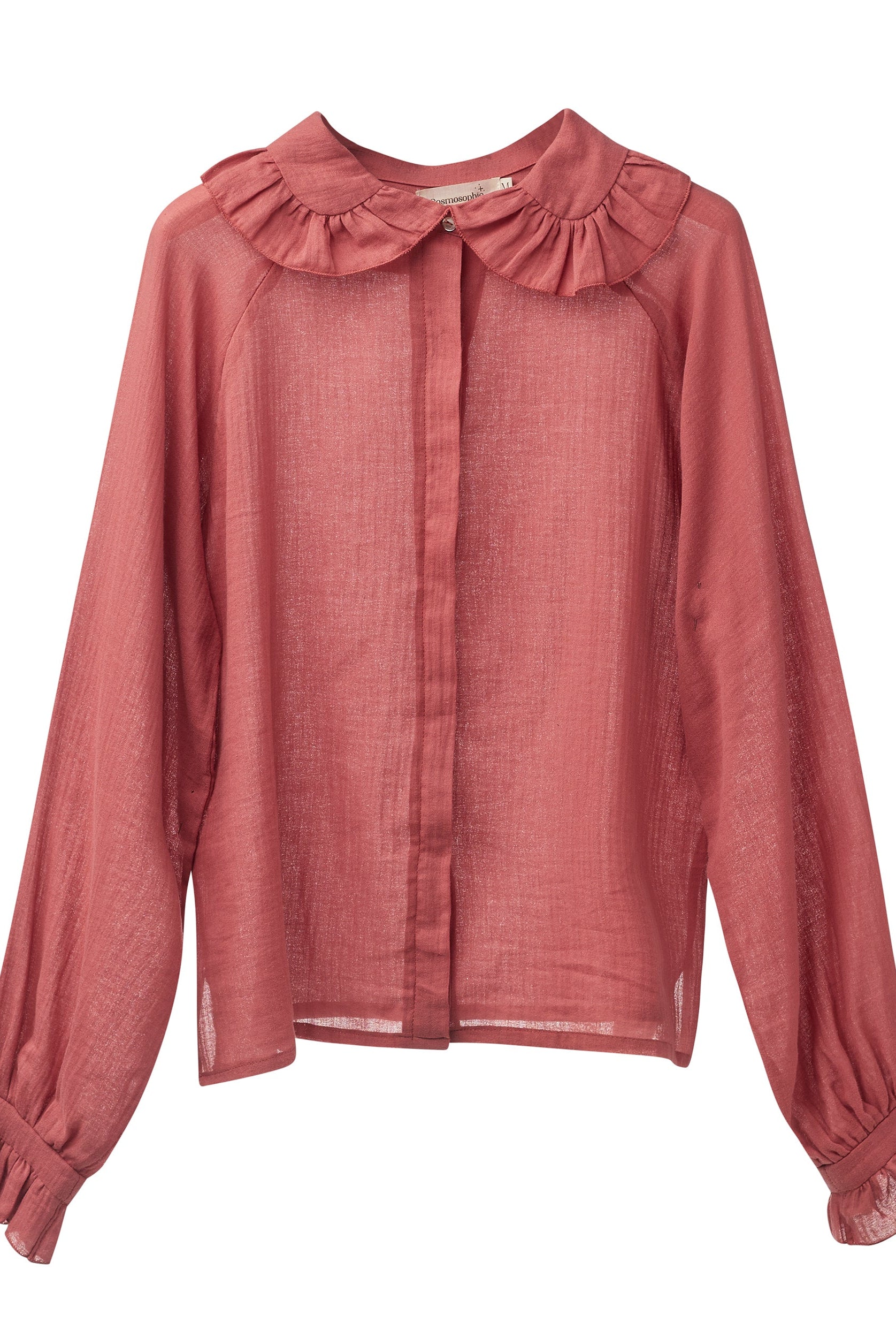 Lady Di Shirt, old fashioned vintage style cotton. Peter pan collar.