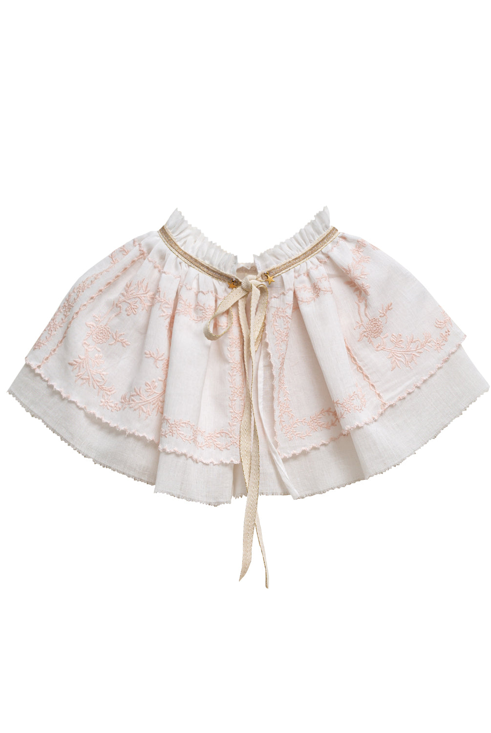 Cuello a juego de vestido bordado dune Cosmosophie