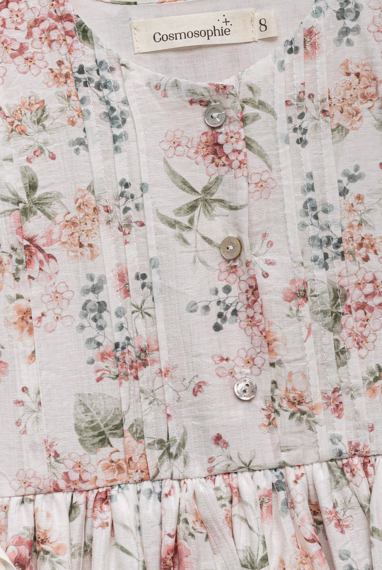 Vestido flores niña invitada a boda Cosmosophie