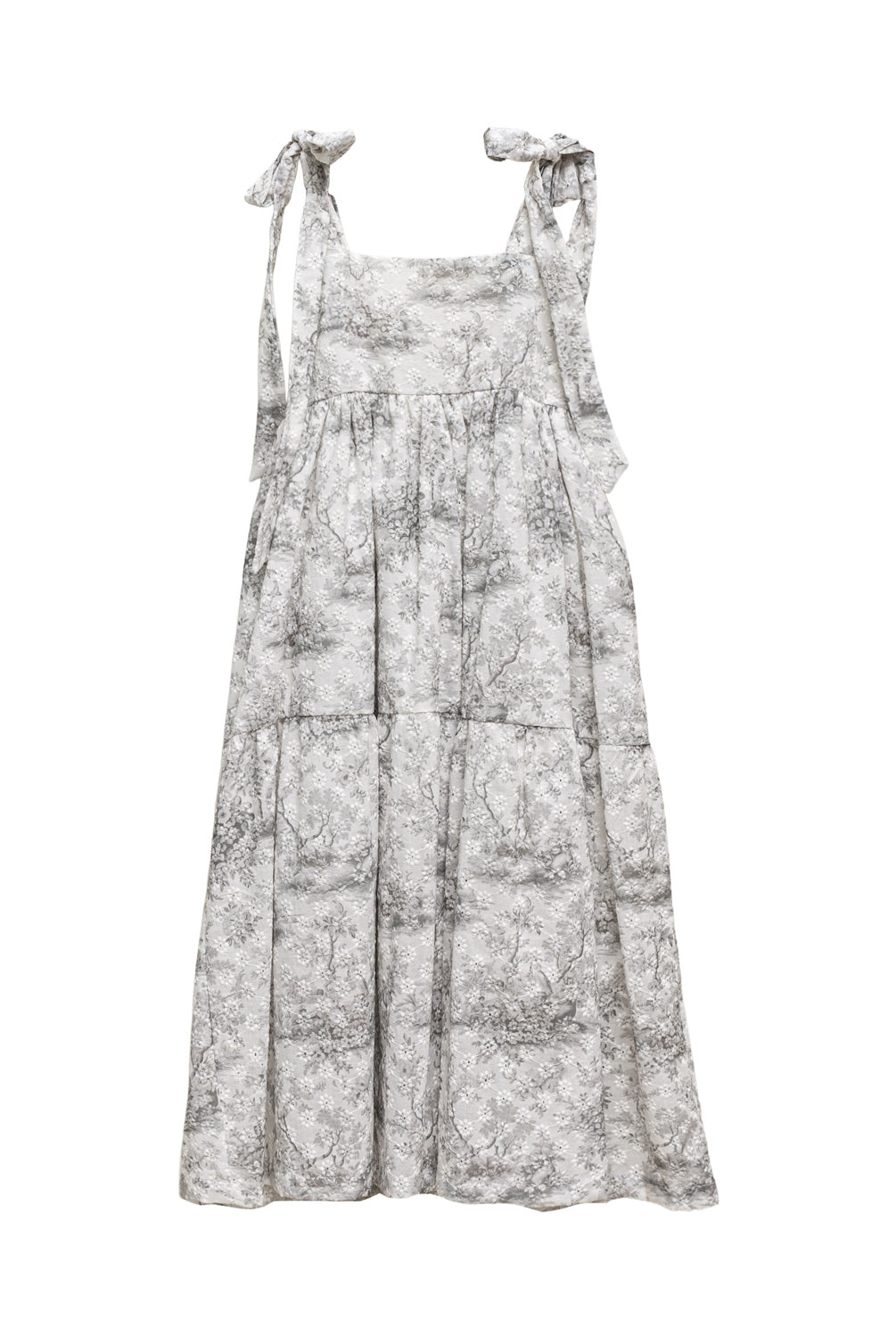 Vestido batistas bordada Toile de Jouy Cosmosophie