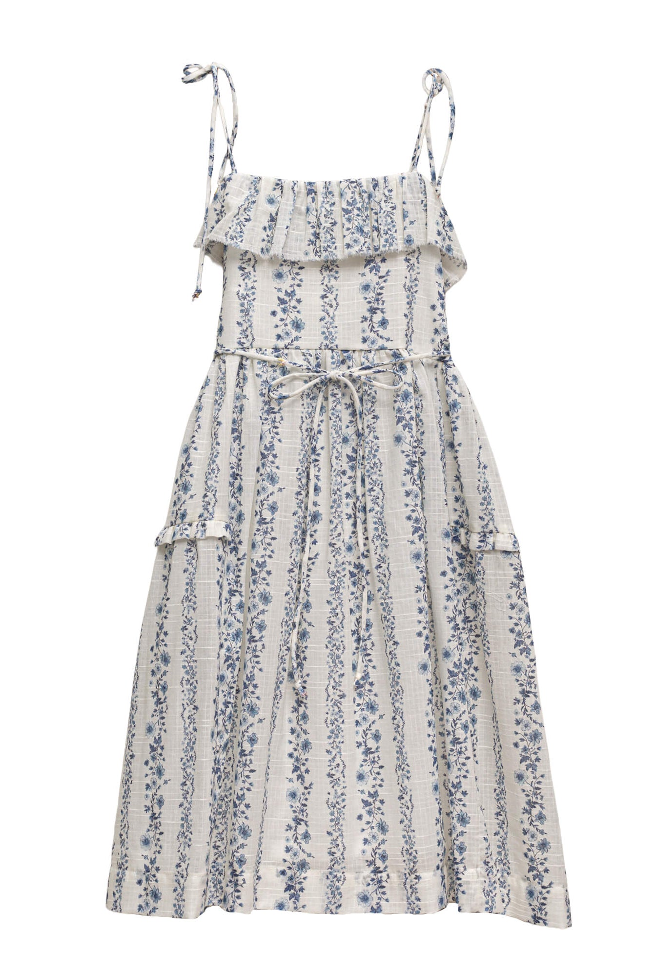 Vestido tirantes para iña flores cosmosophie