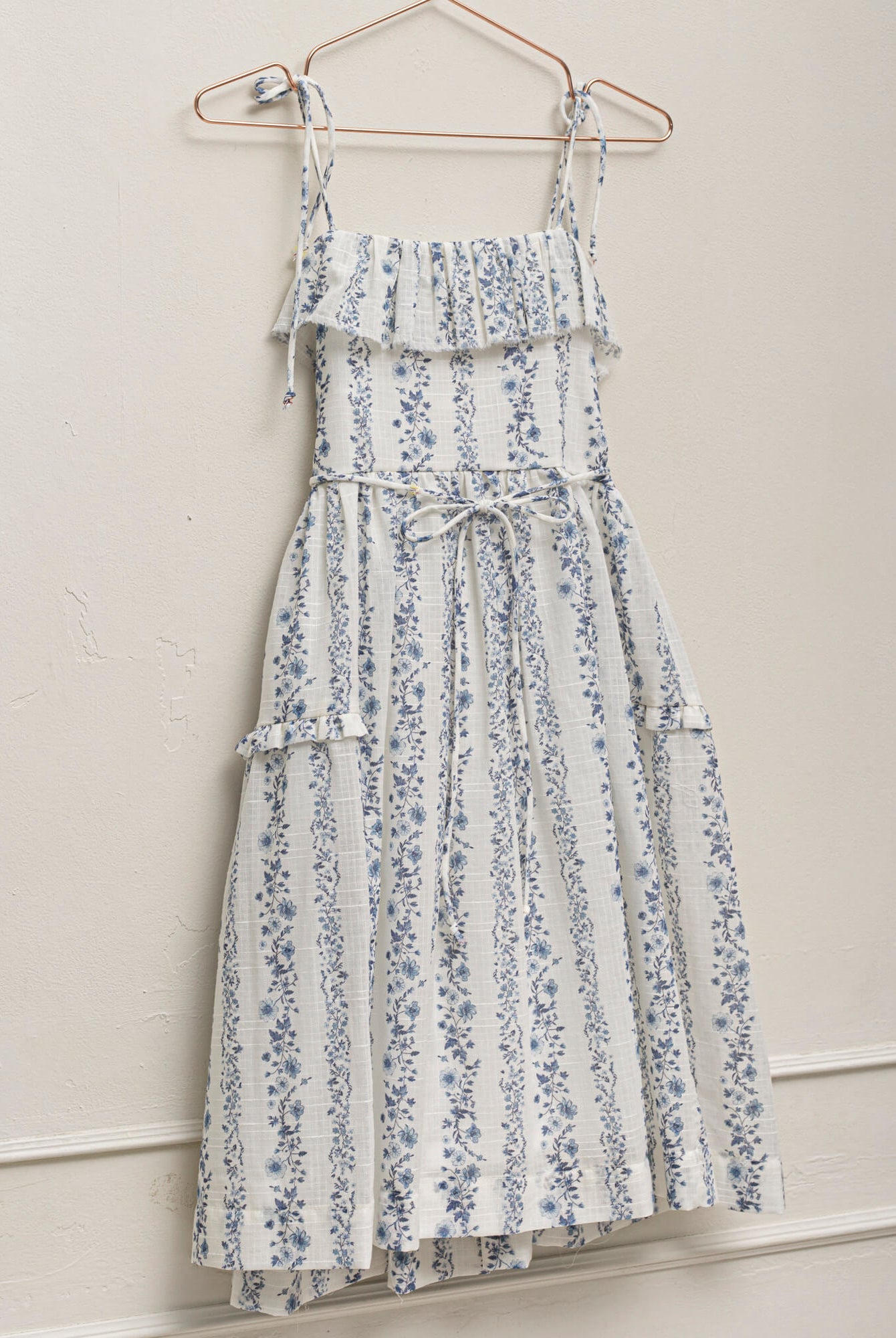 Vestido tirantes para iña flores cosmosophie