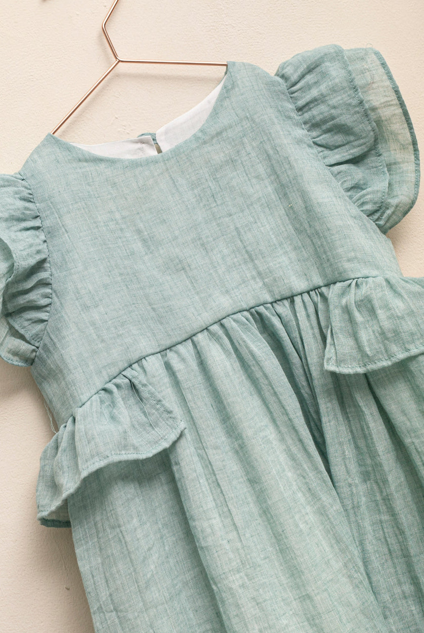 Traje de Arras verde agua Kanon de Cosmosophie.