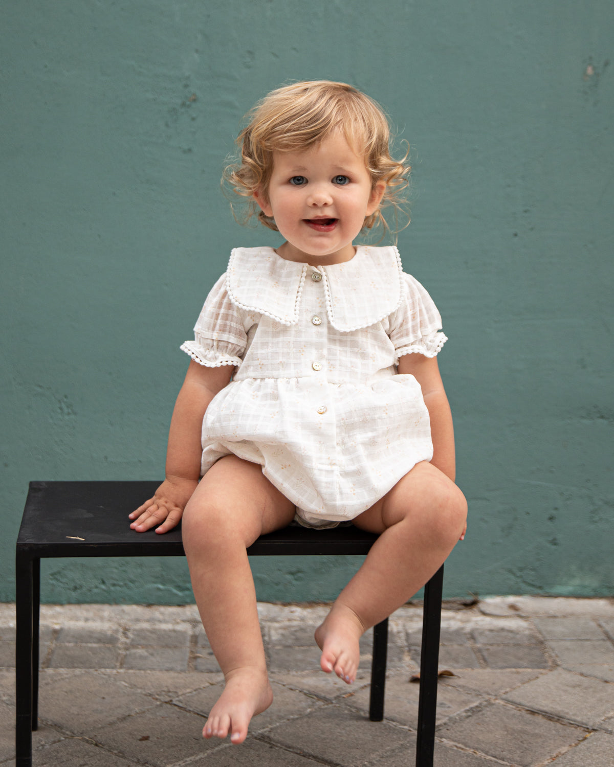 Ranita flores rosas cuello bebe de Cosmosophie