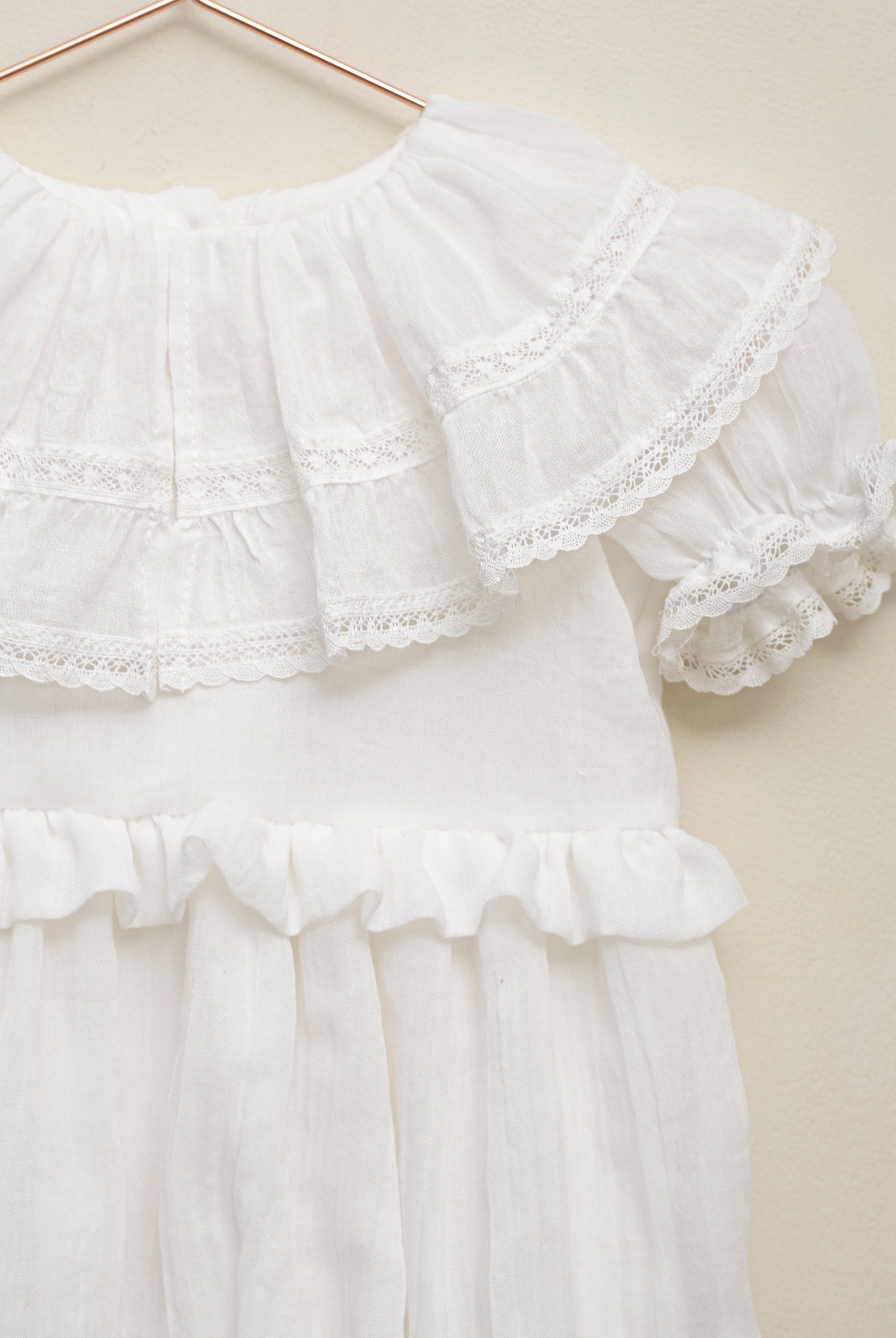 Ranita de Bautizo para bebe en blanco Yves