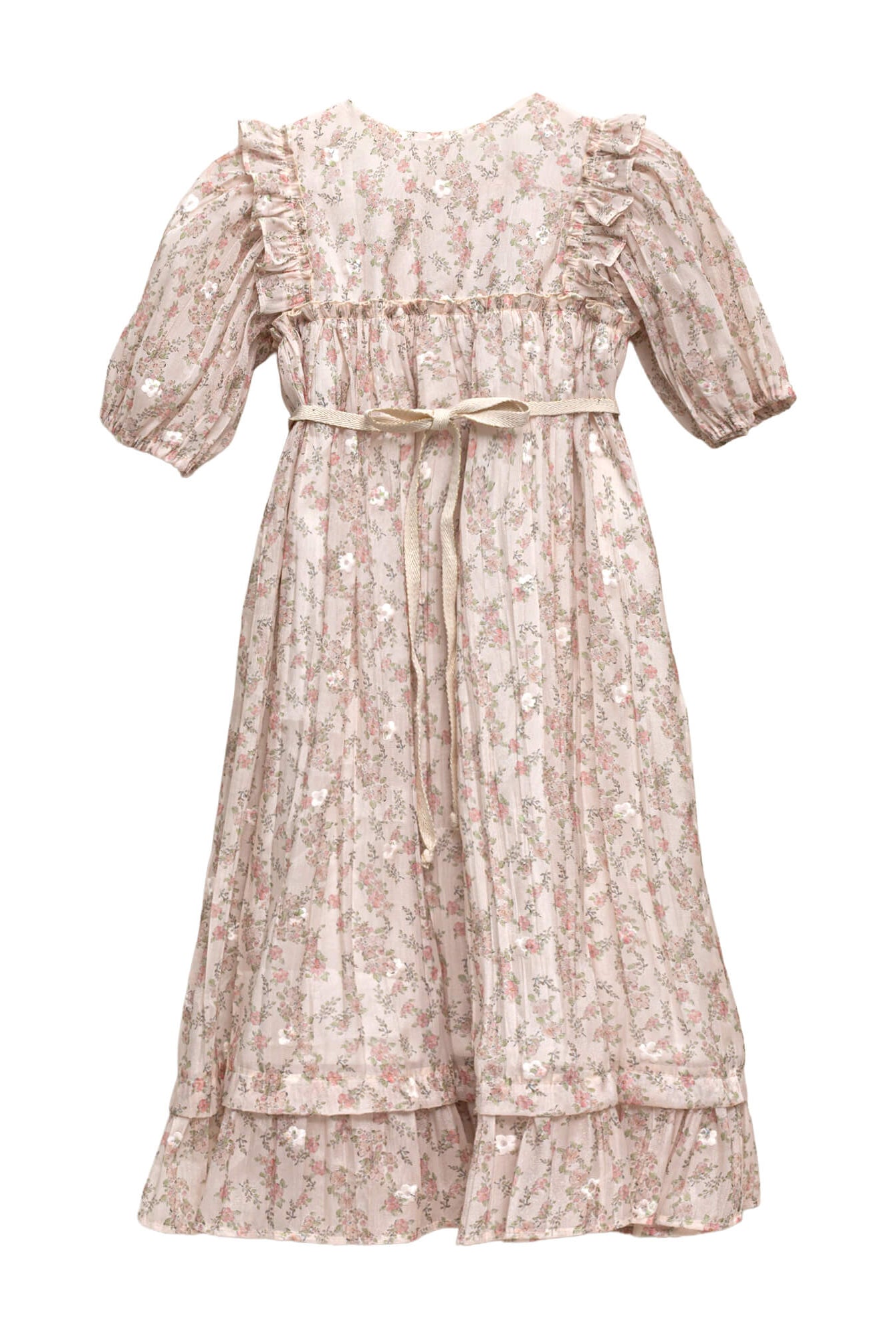 Vestido de flores rosa Cosmosophie