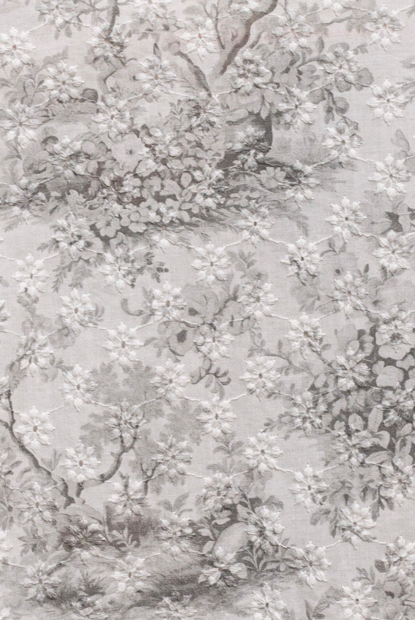 Vestido batistas bordada Toile de Jouy Cosmosophie