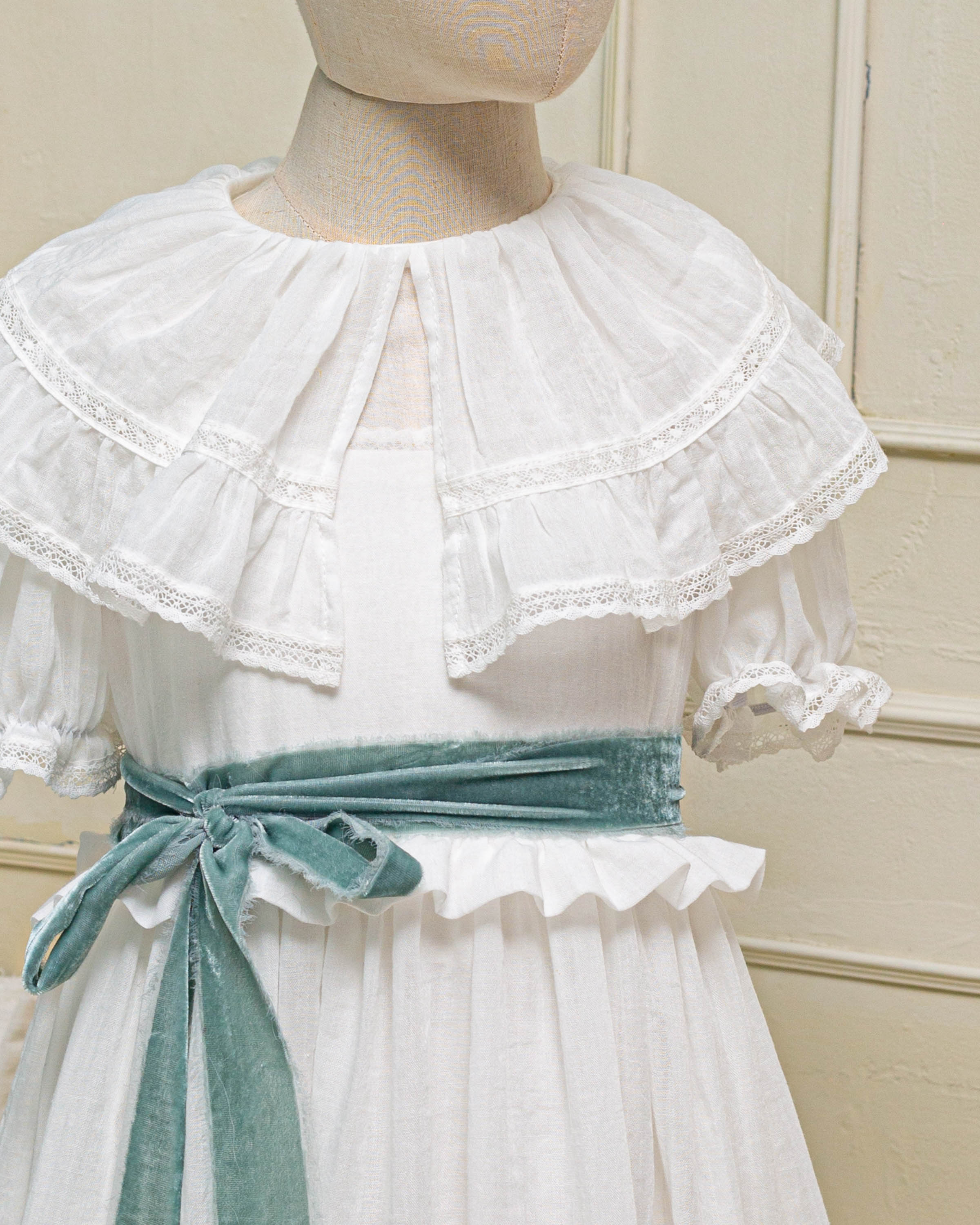 fajin de ceremonia rosa vintage