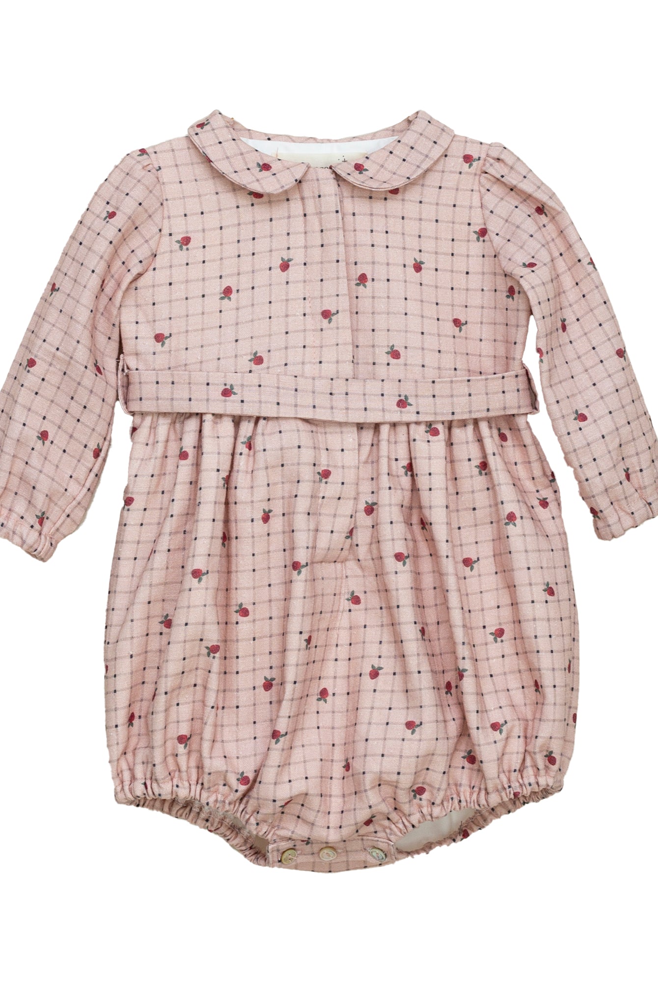 Ranita de bebe rosa con fresas Chaumont de Cosmosophie