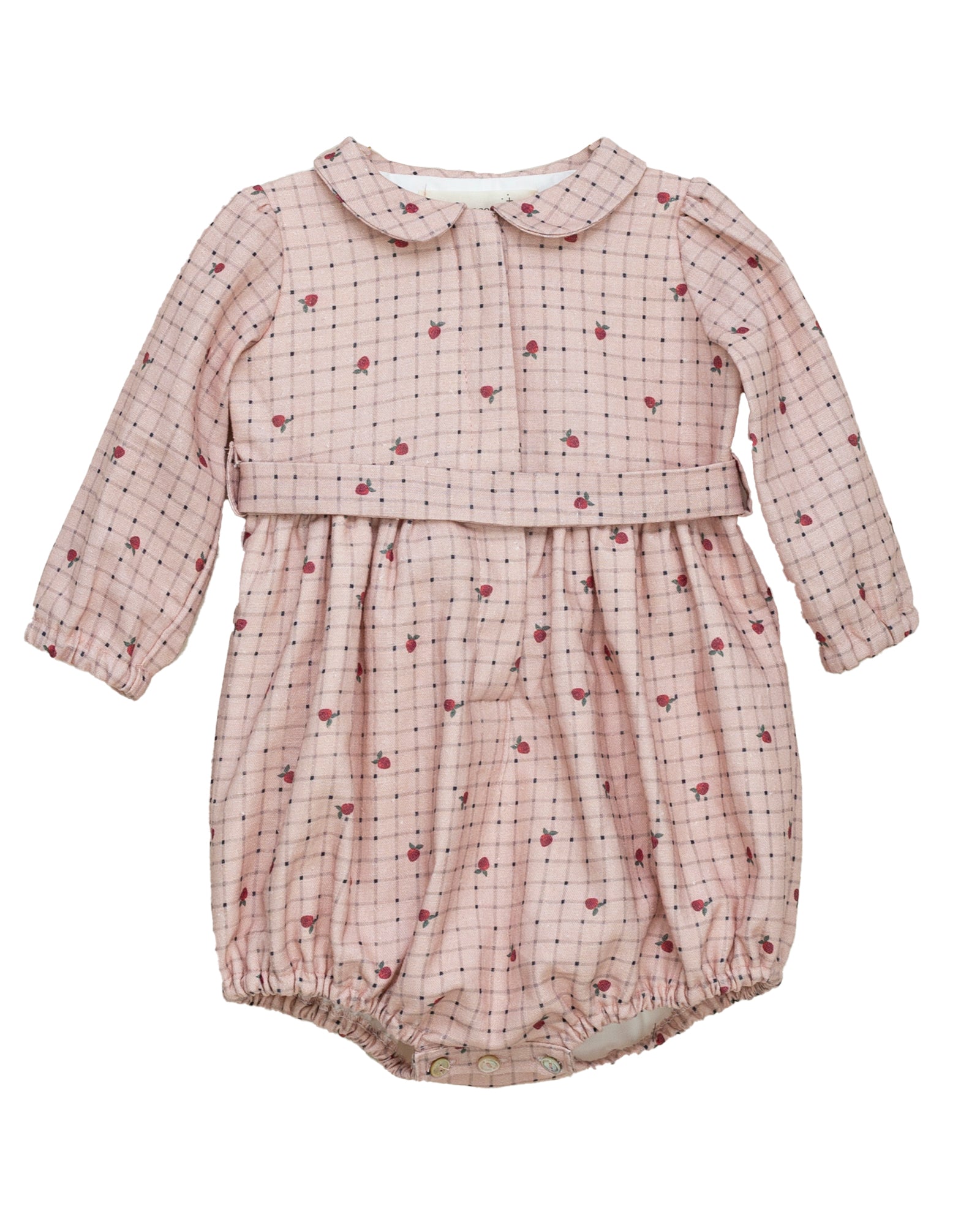 Ranita de bebe rosa con fresas Chaumont de Cosmosophie