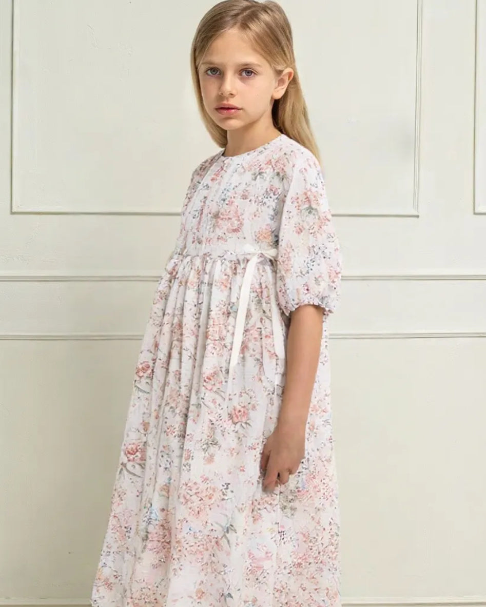 Vestido flores niña invitada a boda Cosmosophie