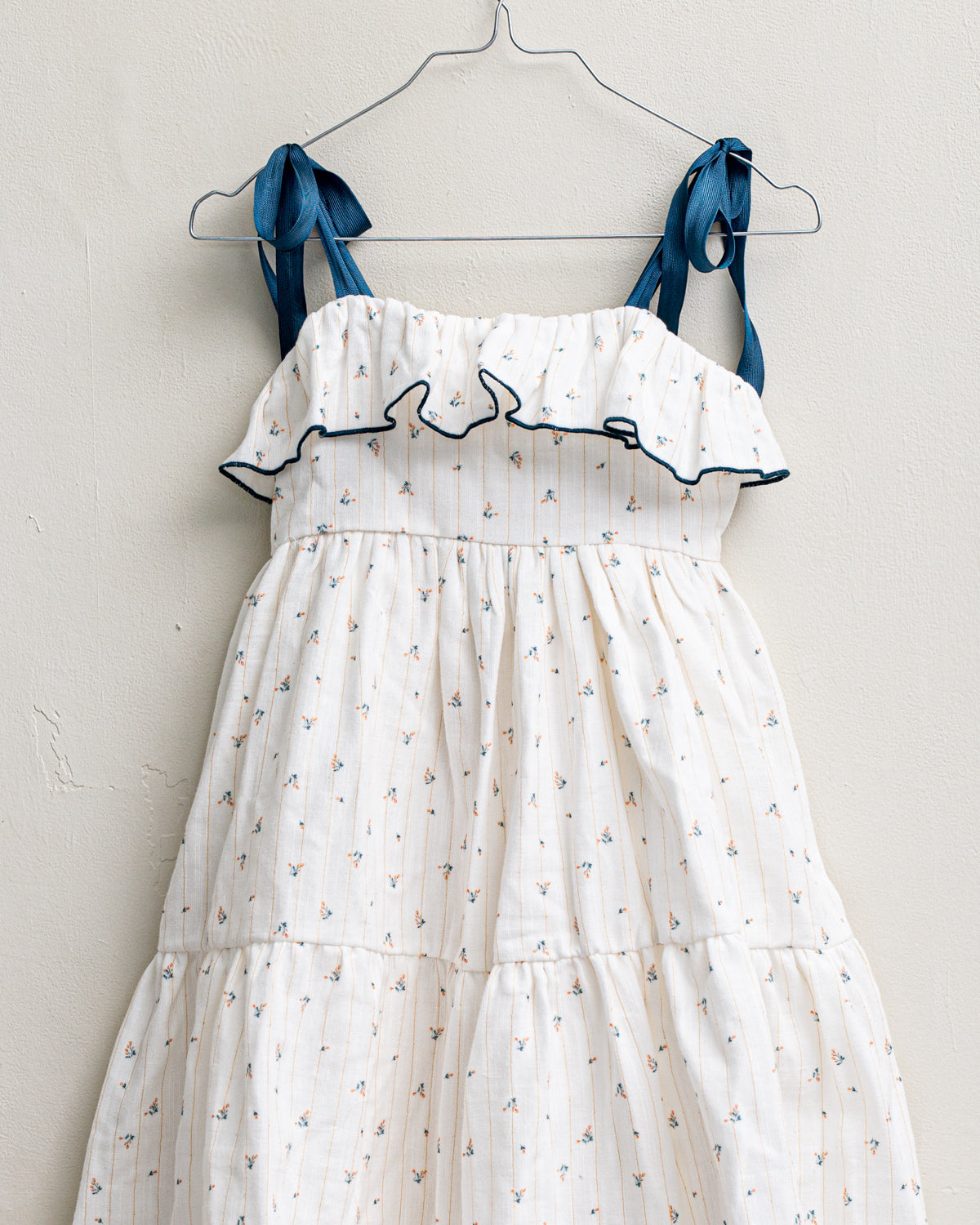 Vestido tirantes de flores para invitada ocasiones especiales niña y adolescente