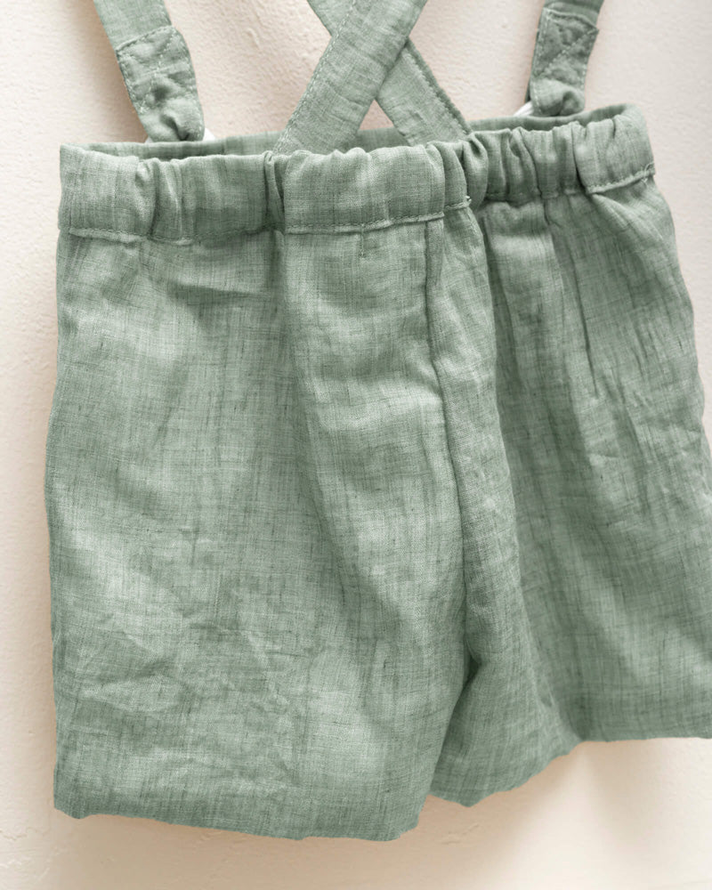 Pantalon corto niño para arras color verde Cosmosophie