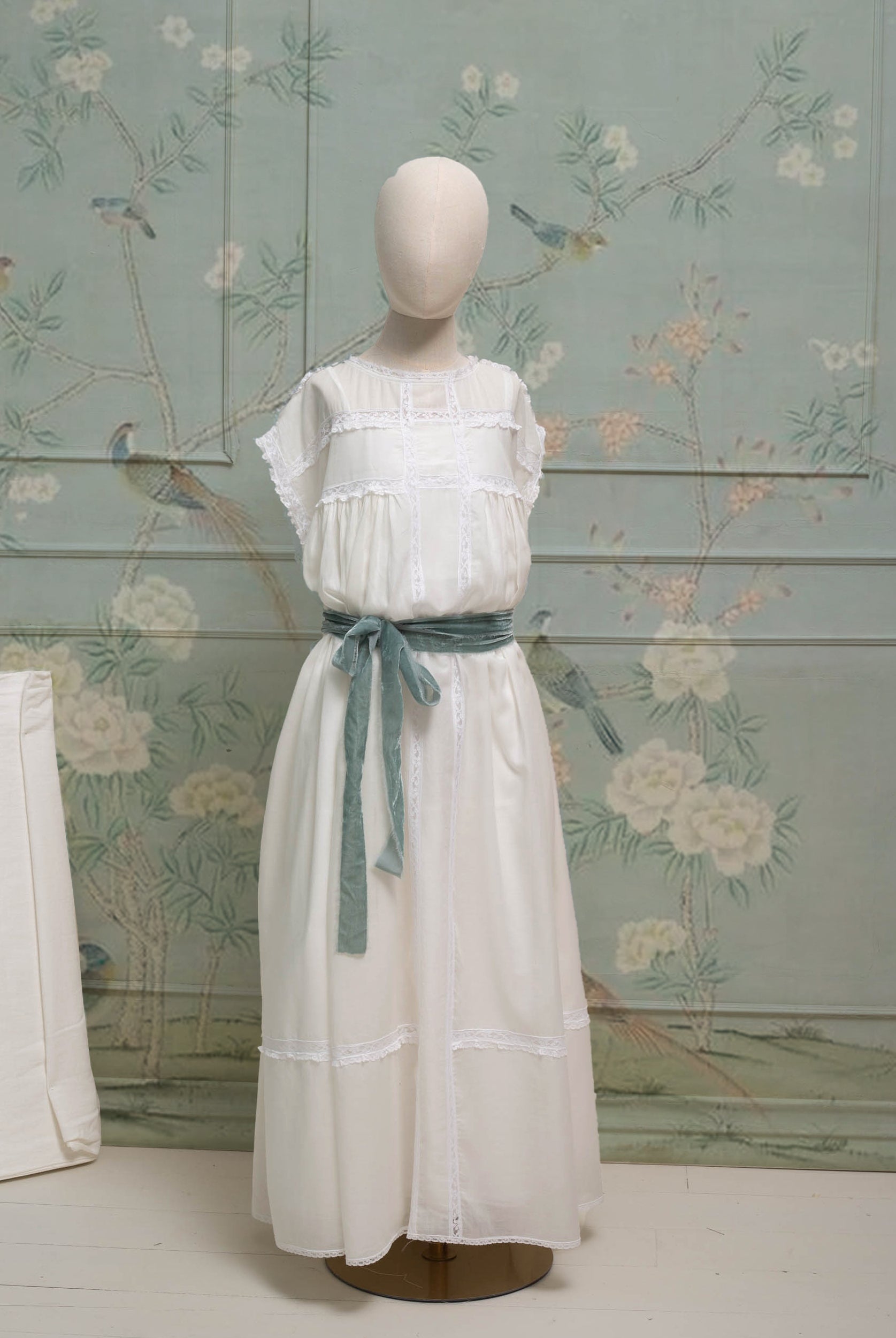 Vestido Primera Comunion con encaje en Mara de Cosmosophie