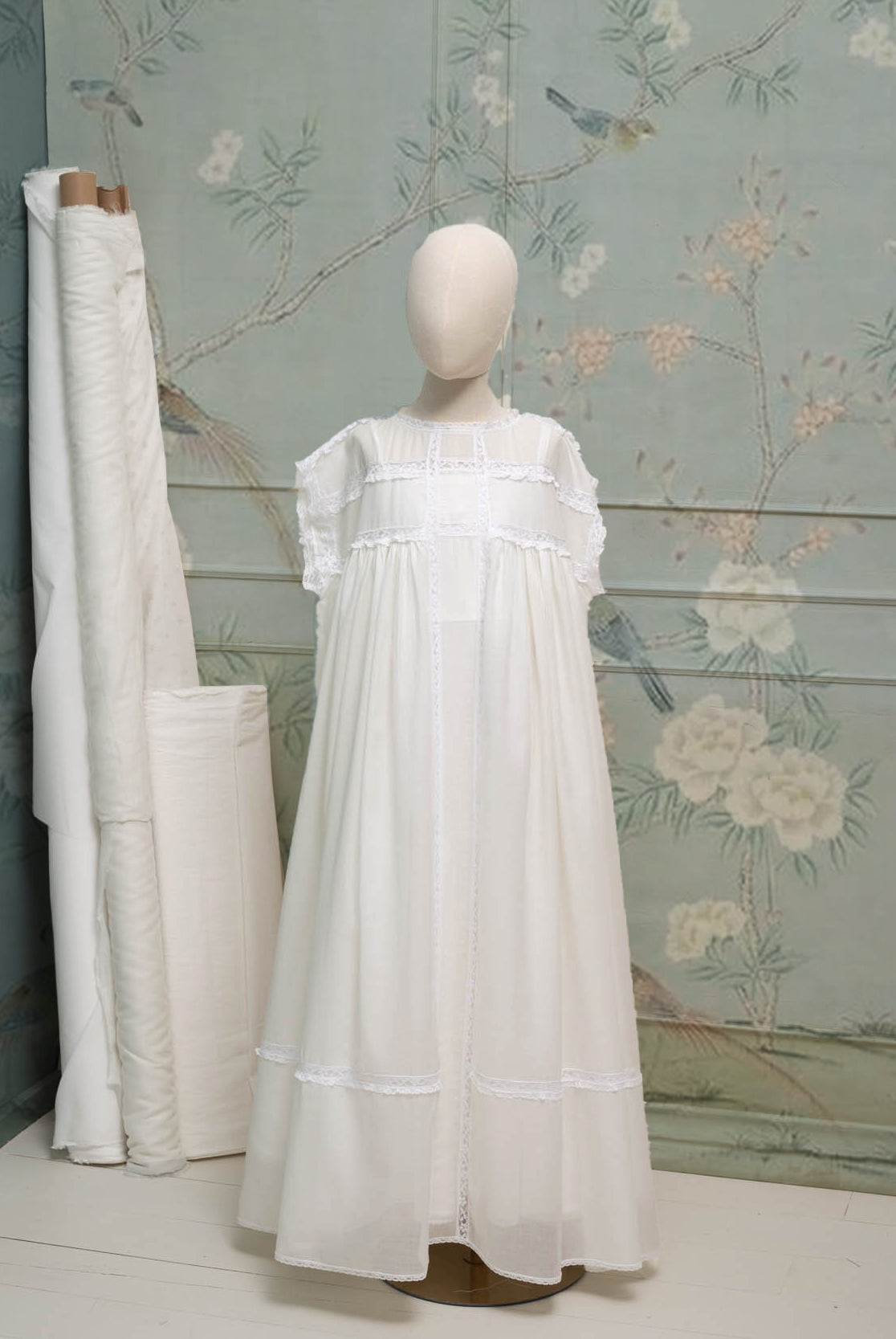 Vestido Primera Comunion con encaje en Mara de Cosmosophie