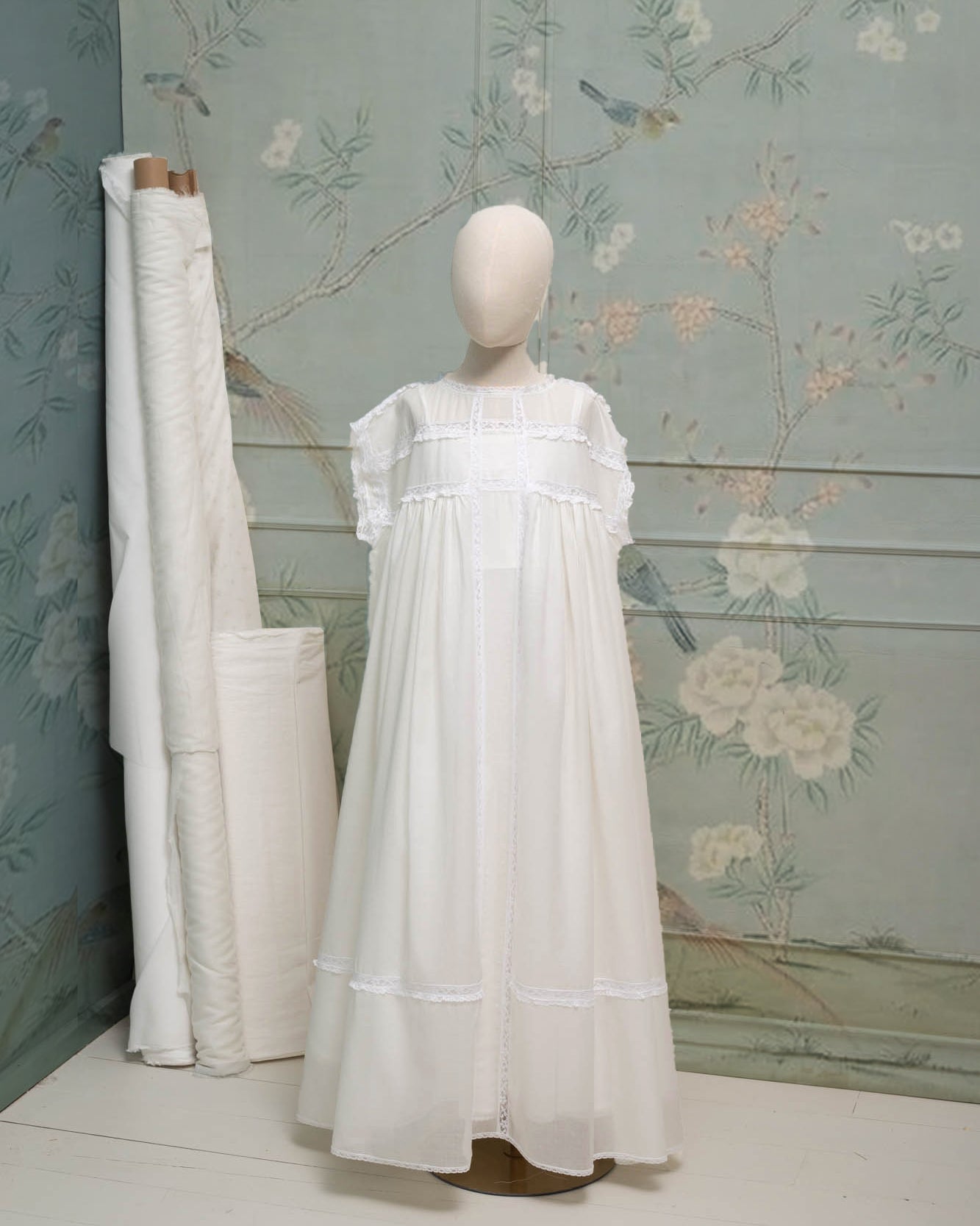 Vestido Primera Comunion con encaje en Mara de Cosmosophie