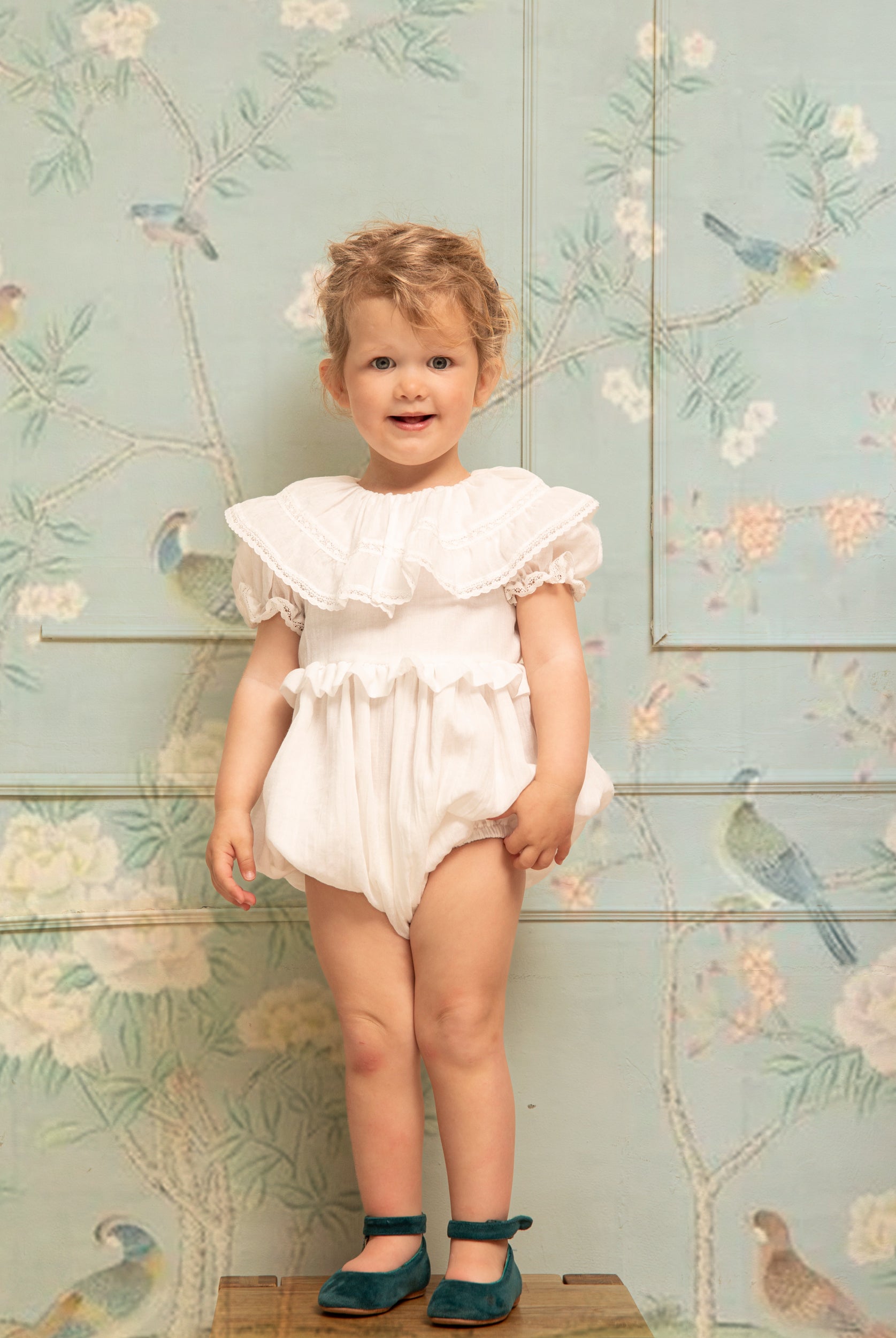 Ranita de Bautizo para bebe en blanco Yves de Cosmosophie