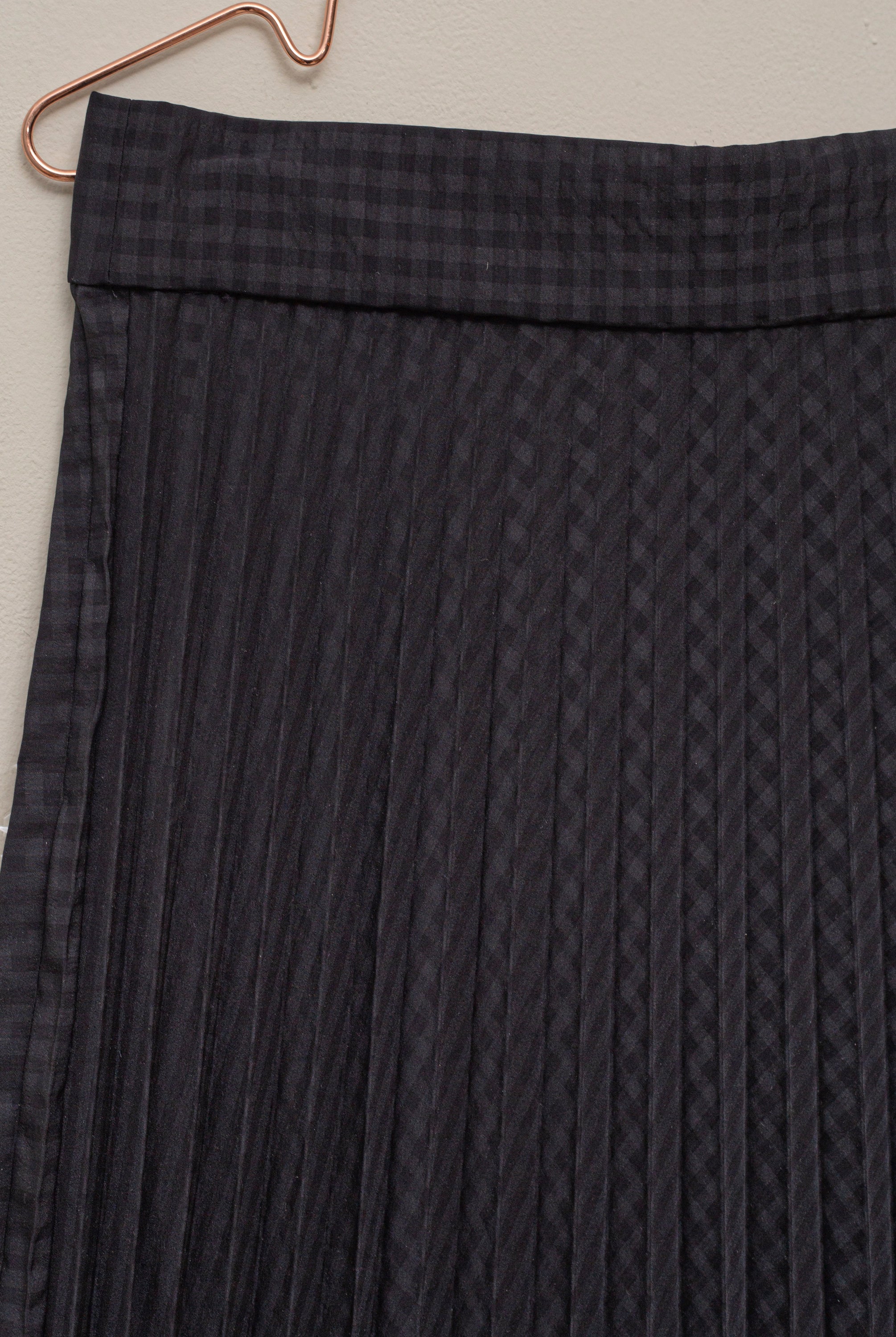 Falda negra plisada soleil para adolescente Cosmosophie