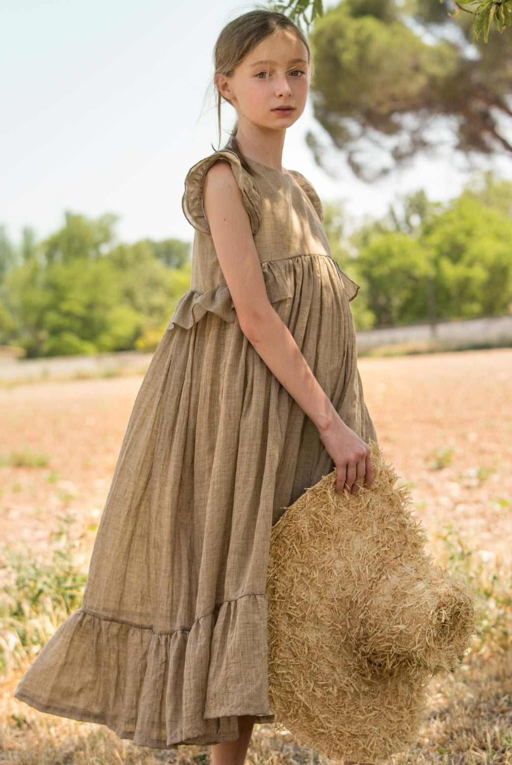 Vestido de ceremonia para niña y adolescente perfecta invitada de bosa bautizo o comunion. Cosmosophie