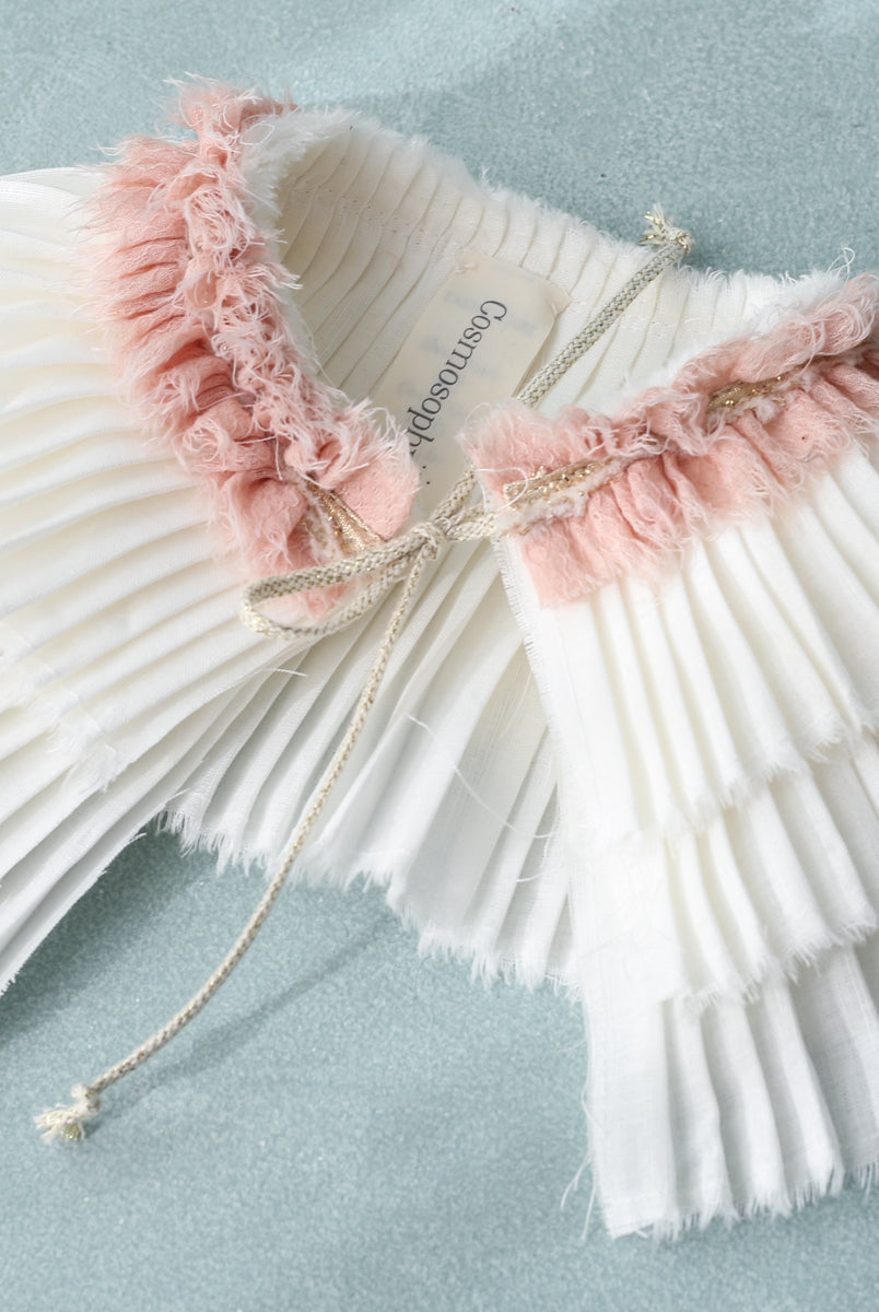 special ocasion dress collar for  wedding guests and flower girl dress. Eco friendly, sustainable fasion. Vestidos de invitada de boda y trajes de arras originales para niñas. Bodas 2018