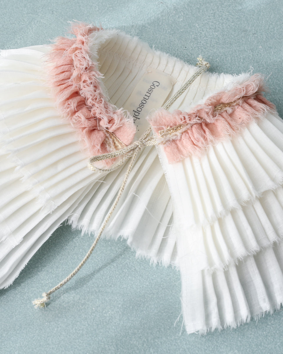 special ocasion dress collar for  wedding guests and flower girl dress. Eco friendly, sustainable fasion. Vestidos de invitada de boda y trajes de arras originales para niñas. Bodas 2018