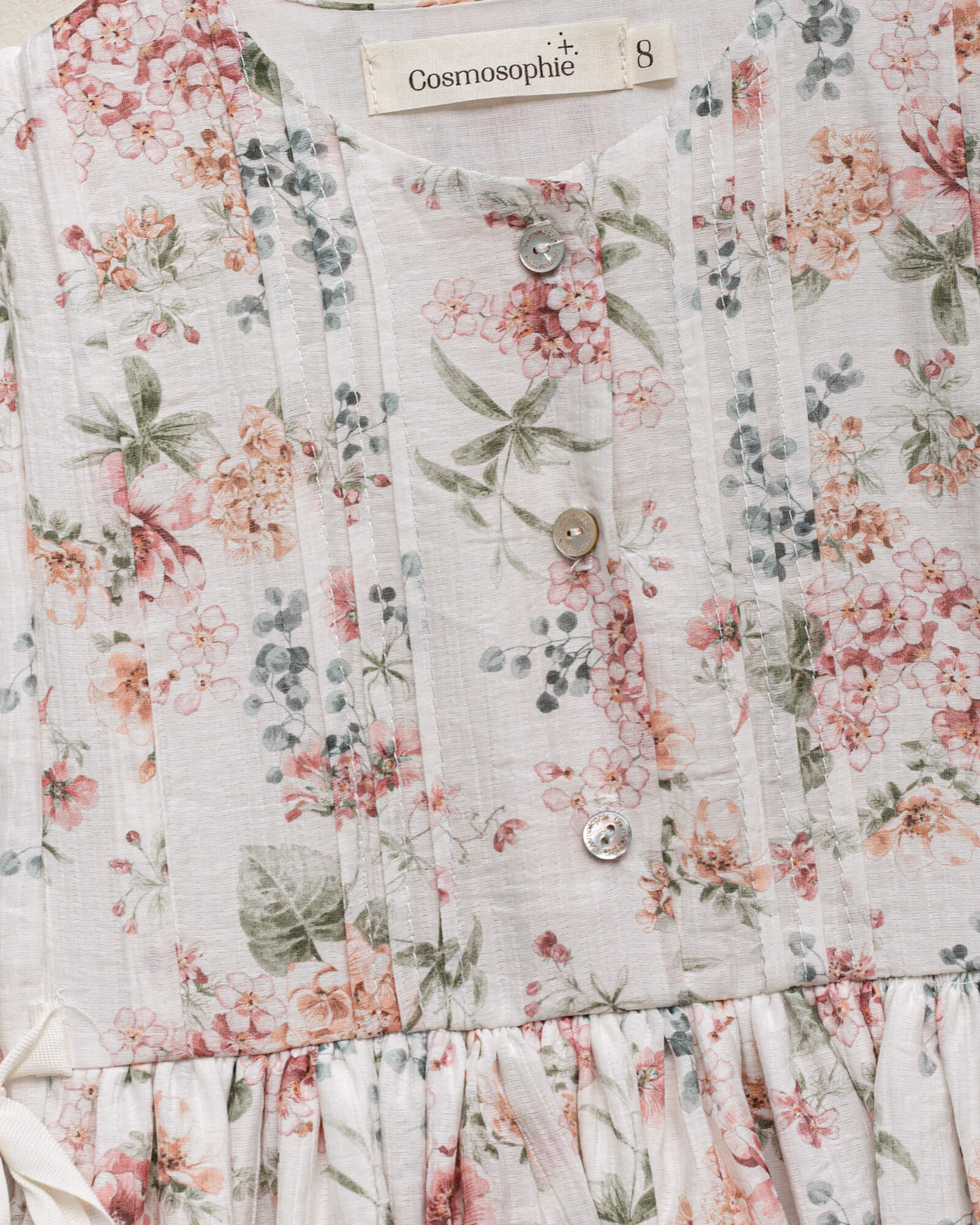 Vestido flores niña invitada a boda Cosmosophie