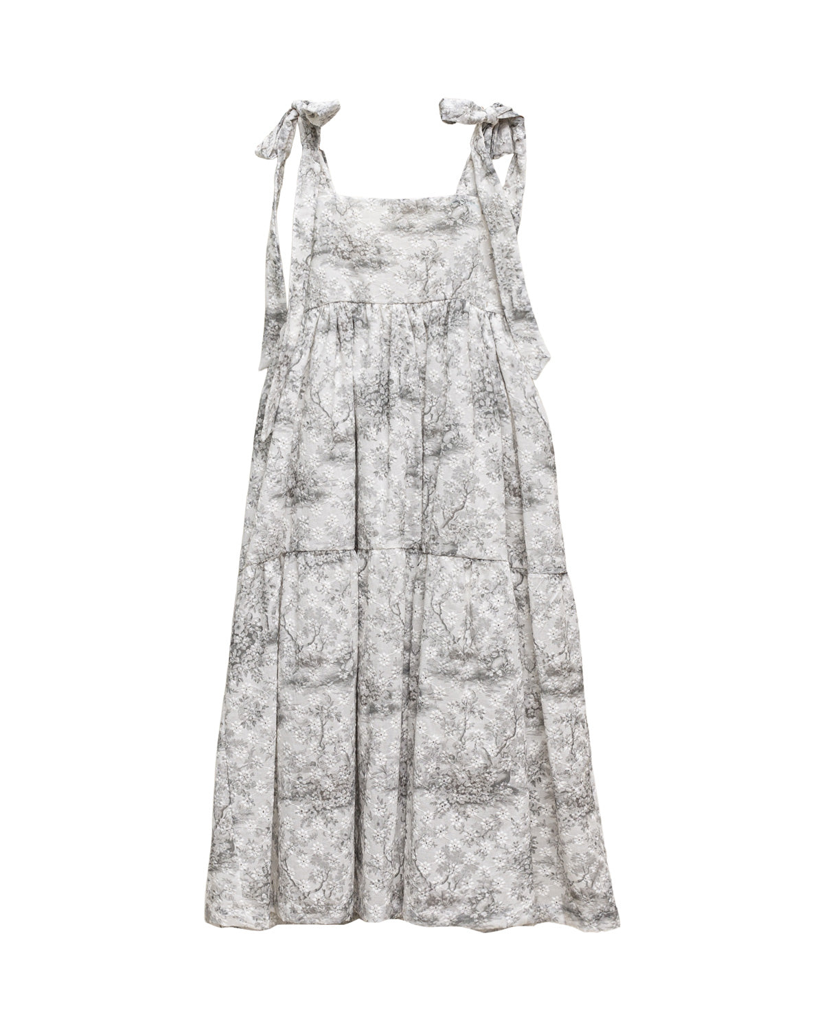 Vestido batistas bordada Toile de Jouy Cosmosophie