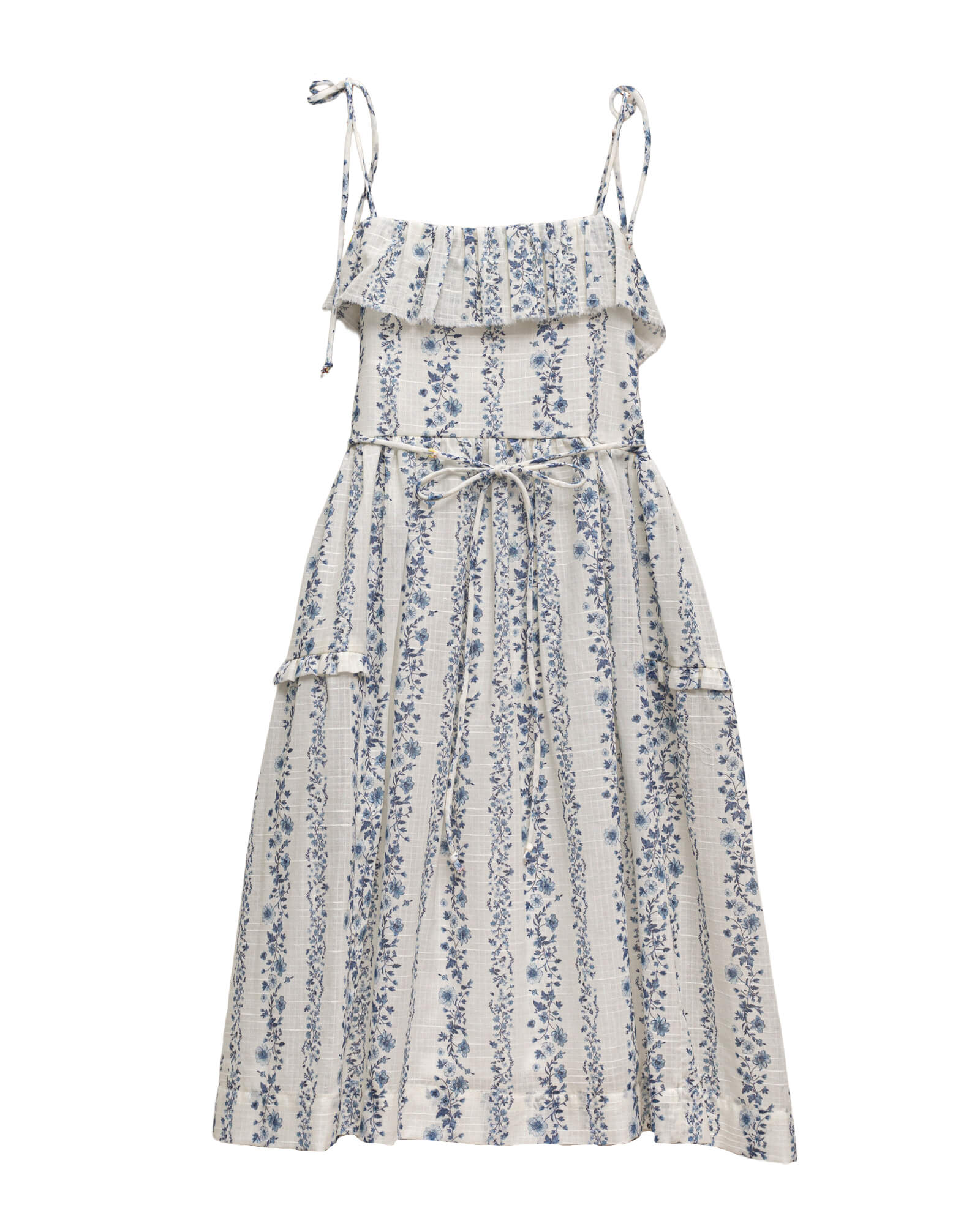 Vestido tirantes para iña flores cosmosophie