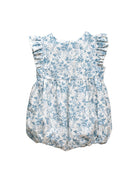 Ranita para bebe en una preciosa batista bordada con estampado de flores.