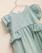 Traje de arras para niña largo en color verde Cosmosphie