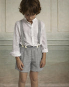 Pantalon cortonde arras para niño invitado a boda Cosmosophie