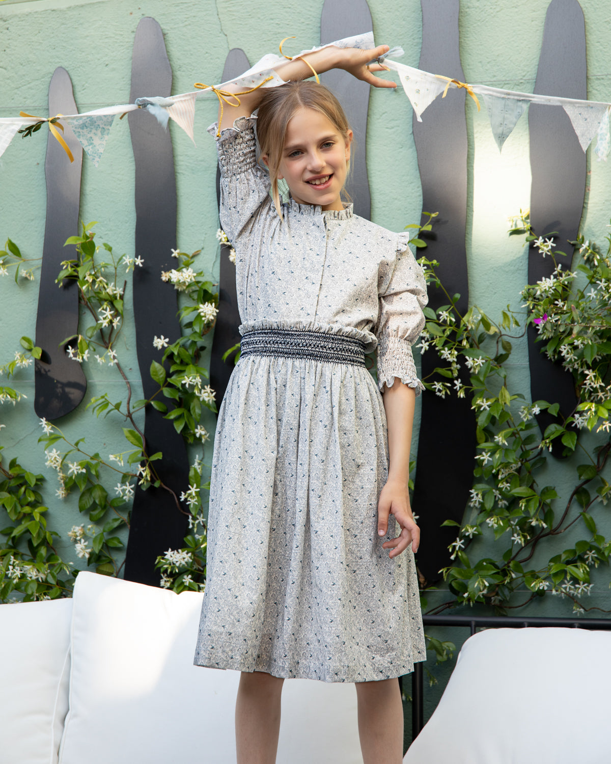 Falda nido de abeja en cintura para adolescente de Cosmosophie