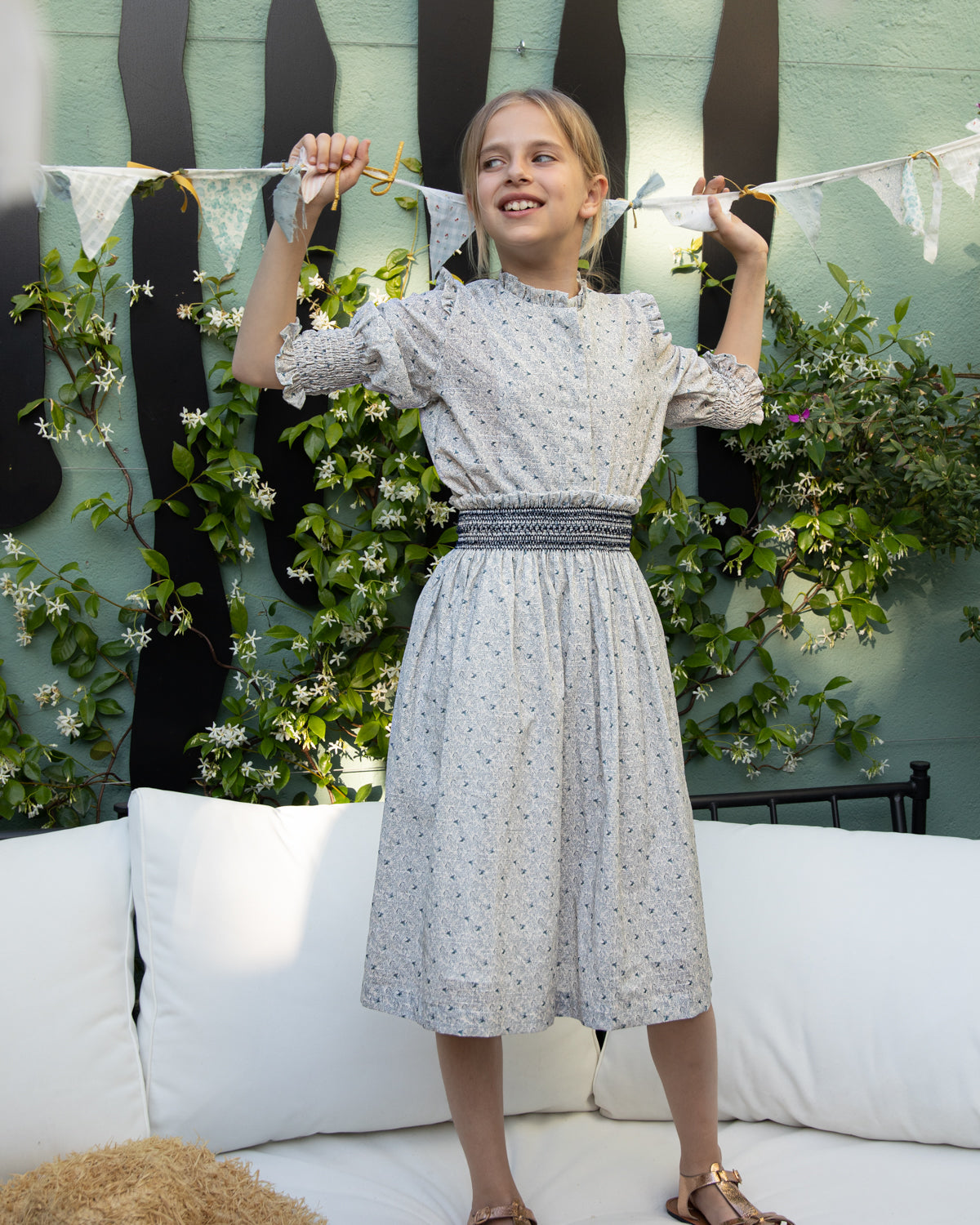 Falda nido de abeja en cintura para adolescente de Cosmosophie