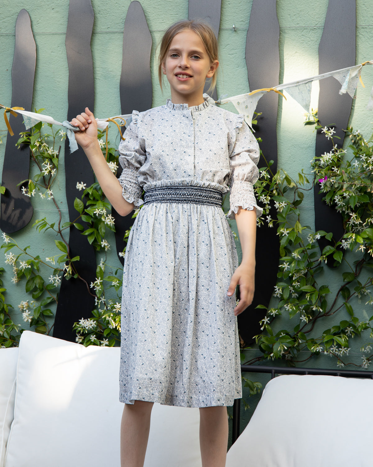 Falda nido de abeja en cintura para adolescente de Cosmosophie