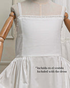 Combinacion estido de comunion blanco cosmosophie