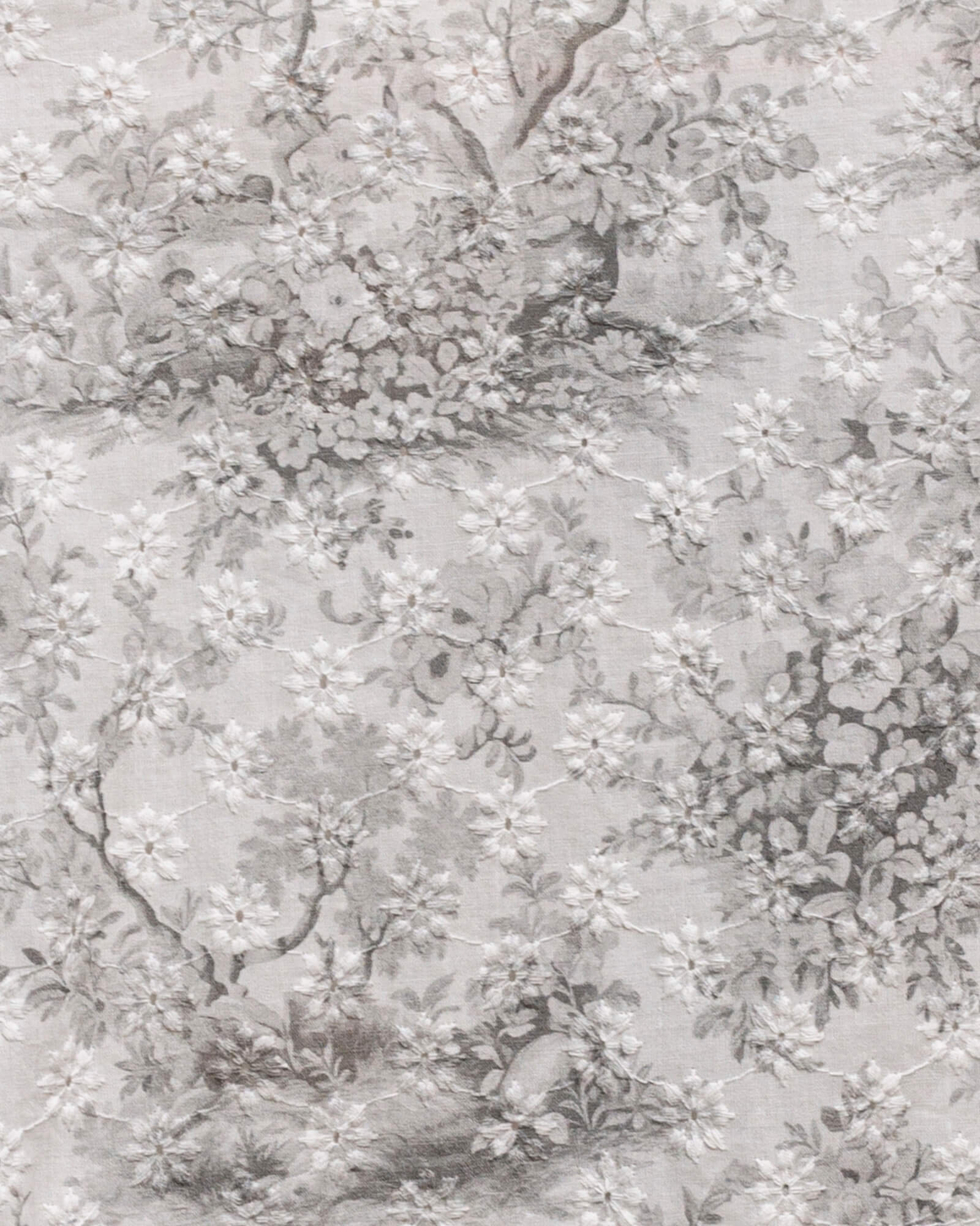 Vestido batistas bordada Toile de Jouy Cosmosophie