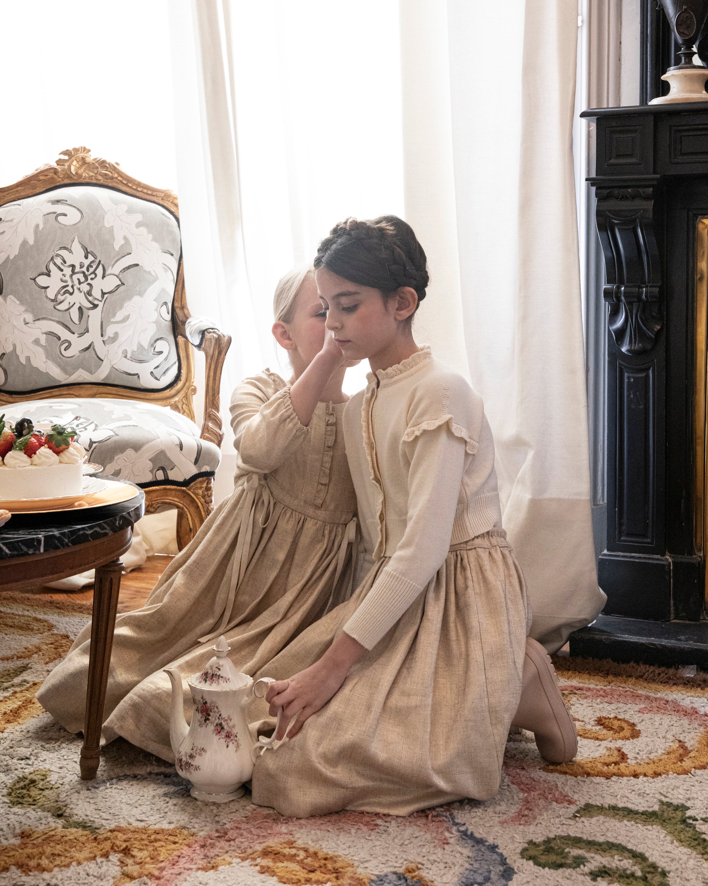 Falda dorada ara adolescente Cosmosophie