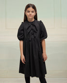 Vestido negro de lazos Bow de fiesta Cosmosophie