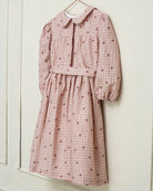 Vestido vichy rosa con fresas Chaumont de Cosmosophie