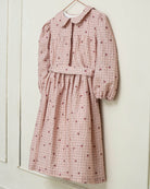 Vestido vichy rosa con fresas Chaumont de Cosmosophie