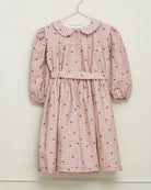 Vestido vichy rosa con fresas Chaumont de Cosmosophie