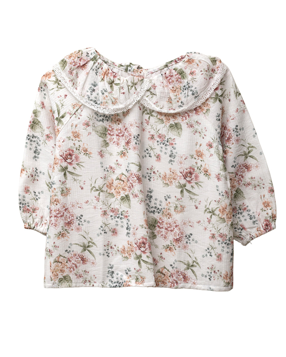 Conjunto de flores para adolescentes falda y blusa. Cosmosophie