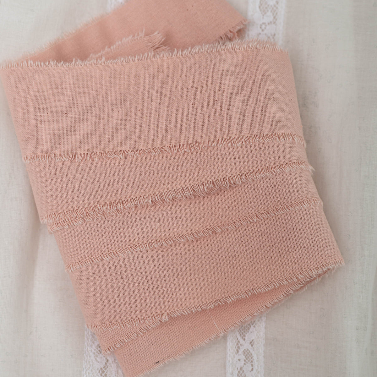 Ceremony Vintage Nude Pink Cotton Ribbon – cosmosophie