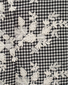 Conjunto para adolescente estampado vichy con bordados Cosmosophie