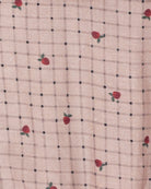 Vestido vichy rosa con fresas Chaumont de Cosmosophie