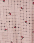 Vestido vichy rosa con fresas Chaumont de Cosmosophie