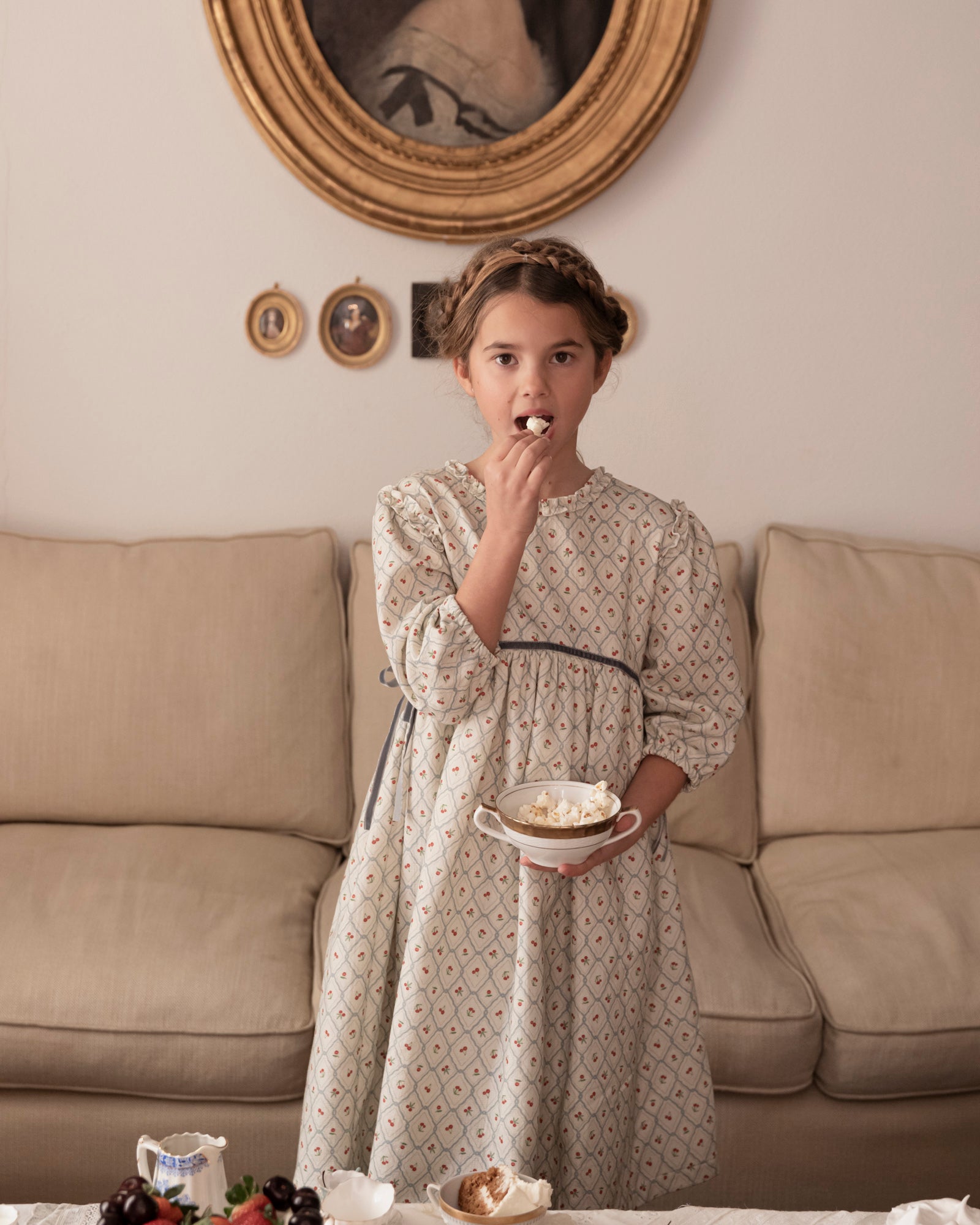 Vestido estampado cerezas cosmosophie