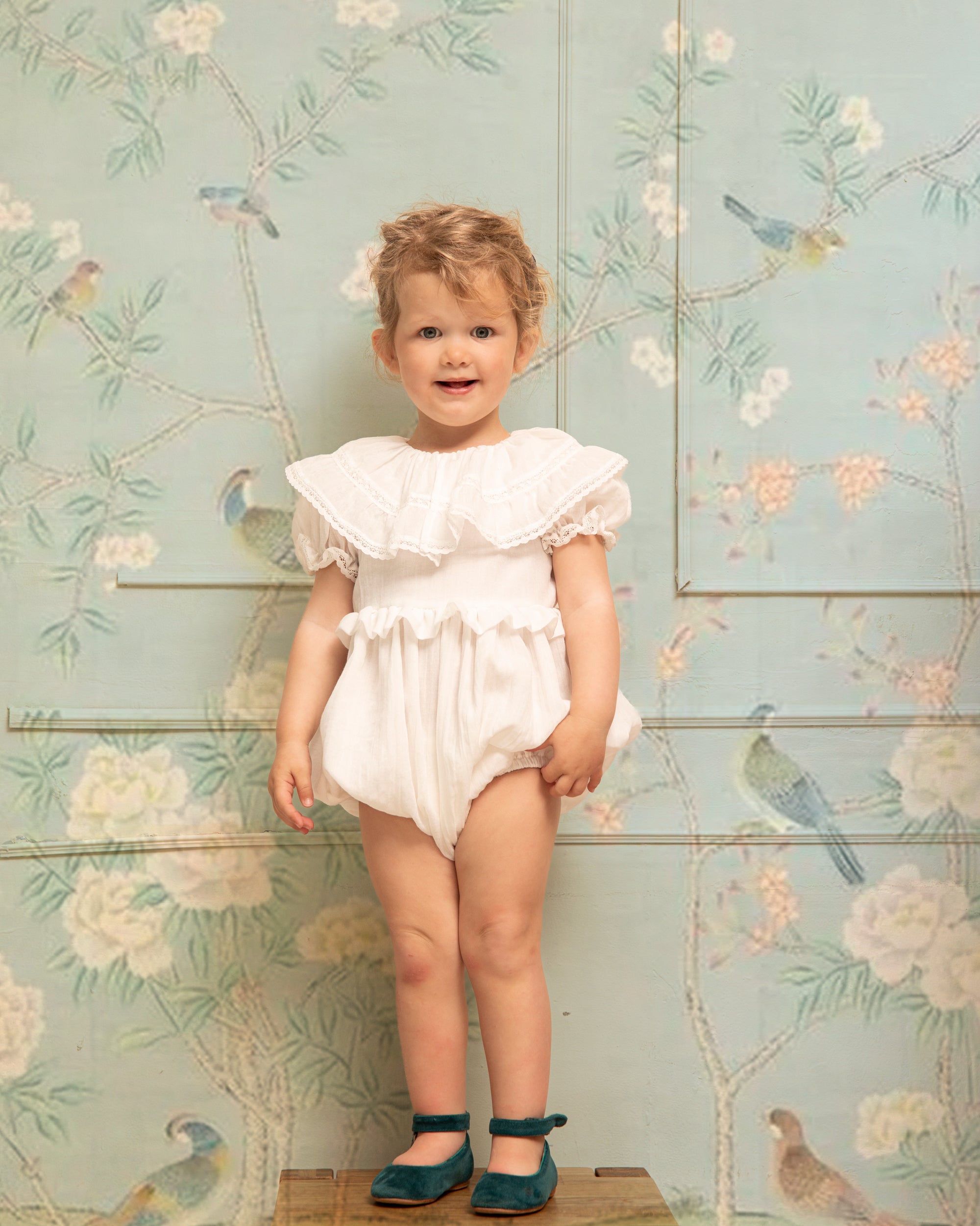 Ranita de Bautizo para bebe en blanco Yves de Cosmosophie